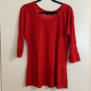 Burnt Orange 3/4 Sleeve Sweater